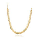 Basant Gold Plated Kundan Necklace Set