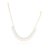 Basant Gold Plated Zircon Drop Necklace Set