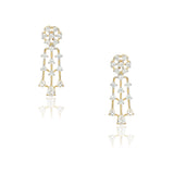 Basant Gold Plated Zircon Drop Necklace Set