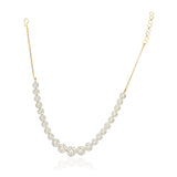 Basant Gold Plated Zircon Pearl Necklace Set