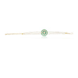Basant Gold Plated Zircon Pearl Choker Set