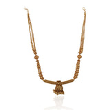 Gold Plated Poorak Kundan Folklore Necklace Set