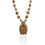 Gold Plated Poorak Kundan Ganesh Necklace Set