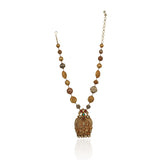 Gold Plated Poorak Kundan Ganesh Necklace Set