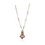 Gold Plated Poorak Kundan Necklace Set