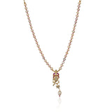 Gold Plated Poorak Zircon Pearl Necklace Set