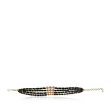 Gold Plated Poorak Zircon Black Onyx Choker Set