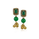Gold Plated Poorak Zircon Necklace Set