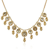 Gold Plated Poorak  Kundan Folklore Necklace Set