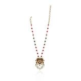 Gold Plated Poorak Kundan Necklace Set
