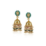 Gold Plated Poorak Kundan Necklace Set