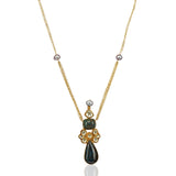 Gold Plated Ratnahaar Blood Stone Necklace