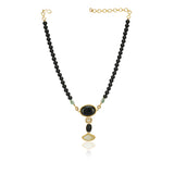Anokhi  Kundan Black Onyx Necklace Set
