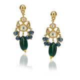 Anokhi  Kundan Lapiz Enamelled Necklace Set