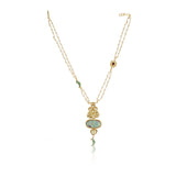 Anokhi  Kundan Turquoise Tota Necklace Set