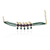 Anokhi  Bird Amethyst Necklace Set