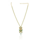 Anokhi  Kundan Aventurine Necklace