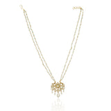 Anokhi  Kundan Crescent Pearl Necklace Set