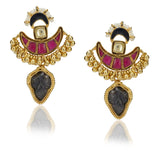 Anokhi  Kundan Aventurine Necklace Set