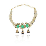 Anokhi  Kundan Fluorite Choker Set