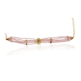 Anokhi  Kundan Rose Quartz Choker Necklace