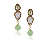 Anokhi  Kundan Amethyst Fluorite Necklace Set