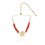 Anokhi  Kundan Coral Choker Necklace