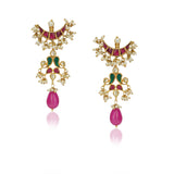 Anokhi  Kundan Crescent Pearl Necklace Set