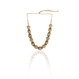 Gold Plated Dor Zircon Ball Necklace Set
