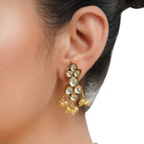 Gold Plated Barsaat Kundan Pearl Choker