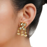 Gold Plated Barsaat Kundan Pearl Choker