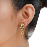 Gold Plated Barsaat Kundan Pearl Choker Set