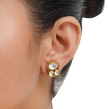 Gold Plated Barsaat Kundan Choker Set