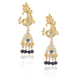Gold Plated Manihaar Ganesha Zircon ball Necklace Set
