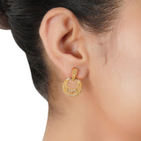 Gold Plated Barsaat Zircon Pendant Set