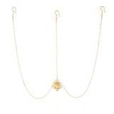 Gold Plated Vivaah Kundan Borla Tikka