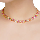 HEERA MULTI COLOUR NECKLACE SET