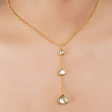 Gold Plated Barsaat Kundan Rain Drop Necklace Set