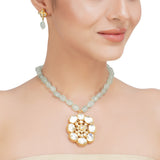Kanchan Kundan Round Necklace Set