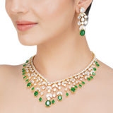 HEERA GREEN PAN NECKLACE SET