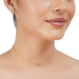 Gold Plated Barsaat Kundan Choker Set