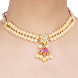 Kanchan Kundan Round Necklace Set