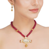 ANMOL KUNDAN CHAND PENDANT SET