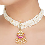 Kanchan Kundan Chand  Necklace Set