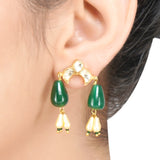 Kanchan  Kundan Green  Necklace Set