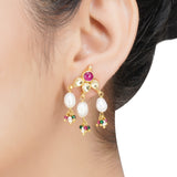Kanchan Kundan Pearl  Necklace Set