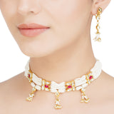 Kanchan Kundan Choker Necklace Set