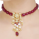 Kanchan Kundan Round Necklace Set
