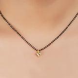 Gold Plated Kundan Tricon Mangalsutra