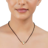 Gold Plated Kundan Element Mangalsutra